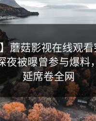 【爆料】蘑菇影视在线观看突发：神秘人在深夜被曝曾参与爆料，暧昧蔓延席卷全网