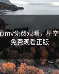 星空无痕mv免费观看，星空无痕MV免费观看正版