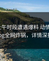 网红在上午时段遭遇爆料 动情，糖心vlog全网炸锅，详情深扒